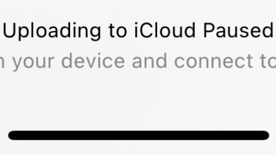 uploading to iCloud failed