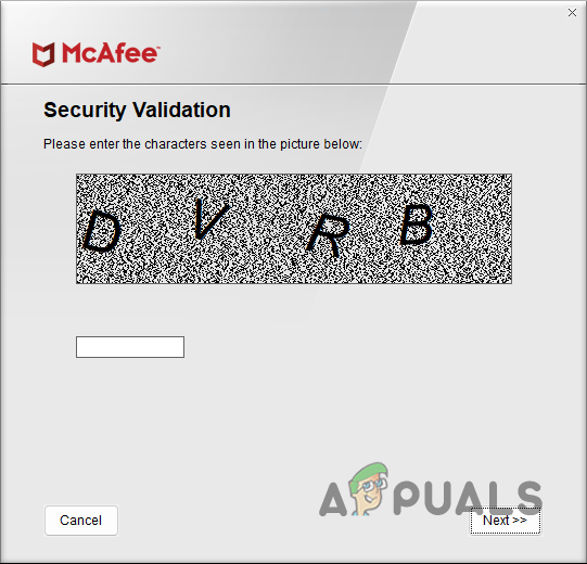 McAfee Security Validation