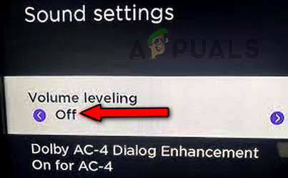 Disable Volume Leveling in the Roku Sound Settings