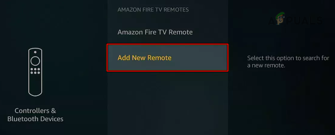 Add a New Remote to the Firestick
