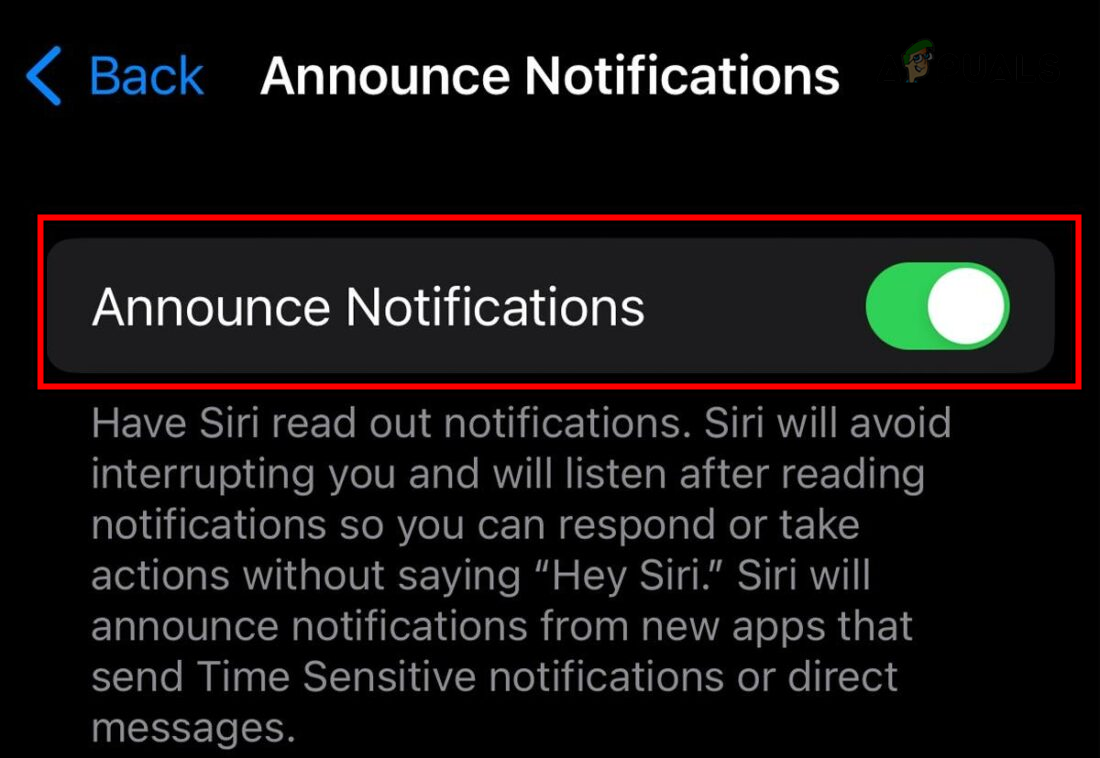 Disable Announce Notifications