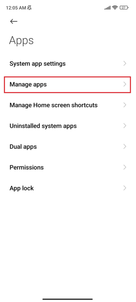 Android Settings