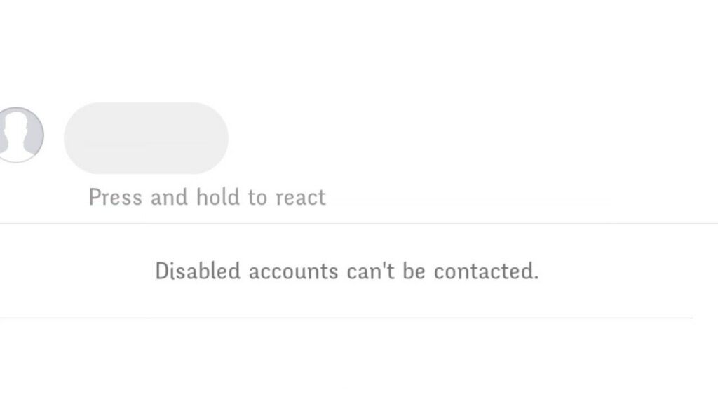 Disabled Accounts Cannot Be Contacted Instagram
