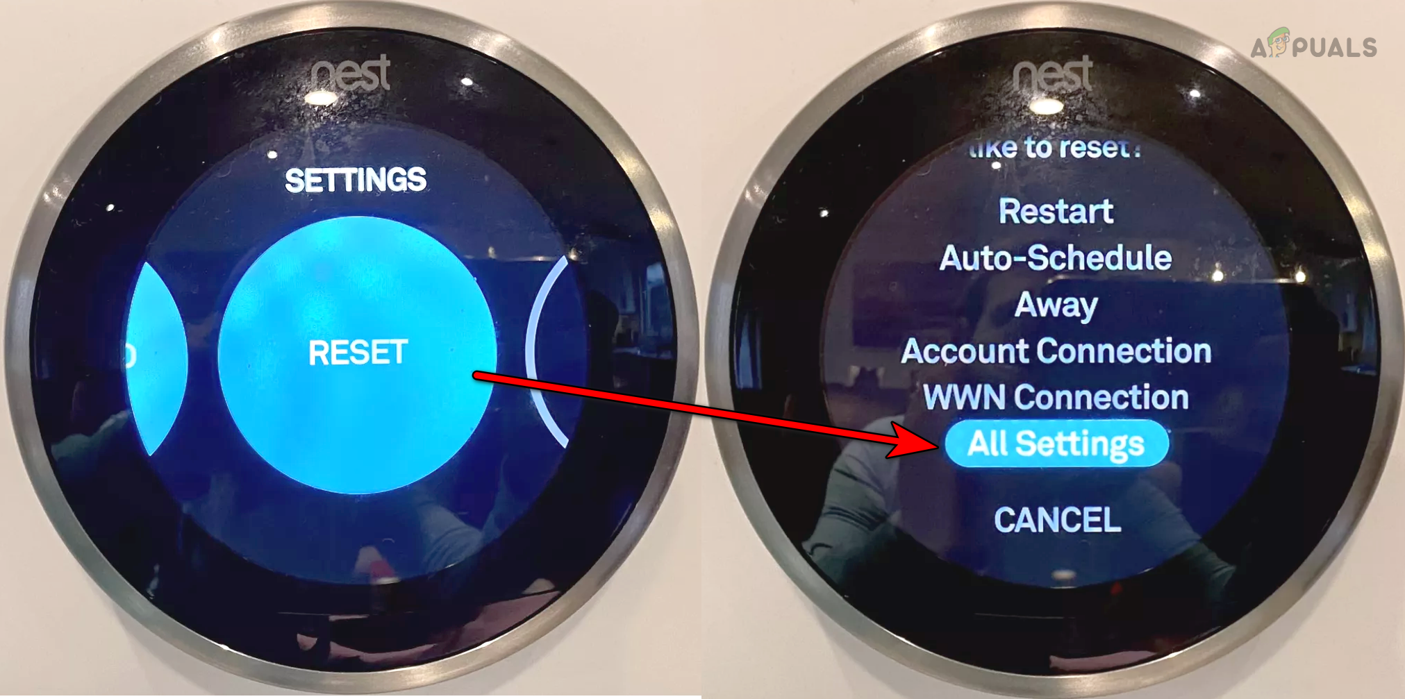 Reset All Settings on the Nest Thermostat