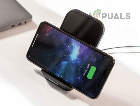 Put iPhone Sideways on the Wireless Charger