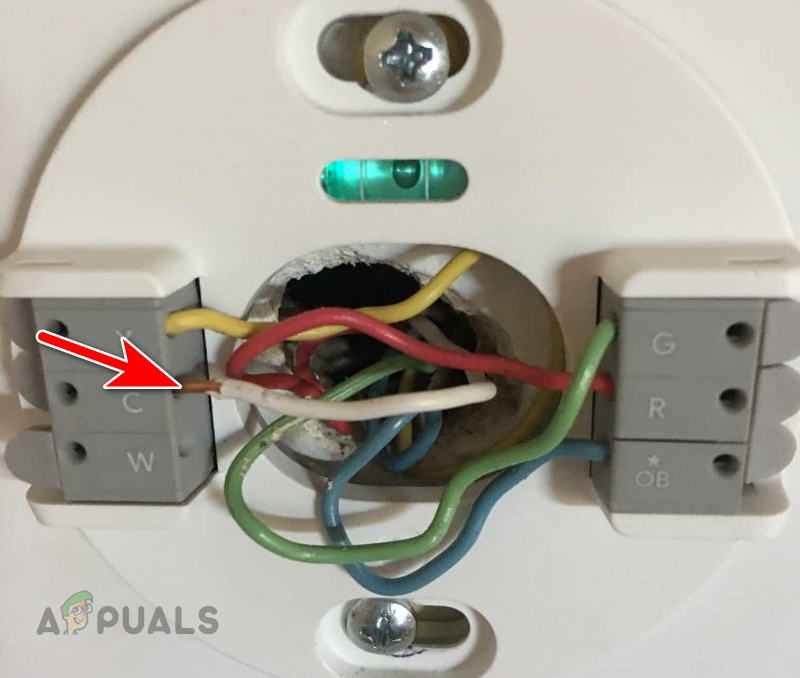 Disconnect the C Wire from the Nest Thermostat