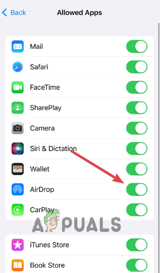 AirDrop stuck on waiting on iPhone, iPad and Mac