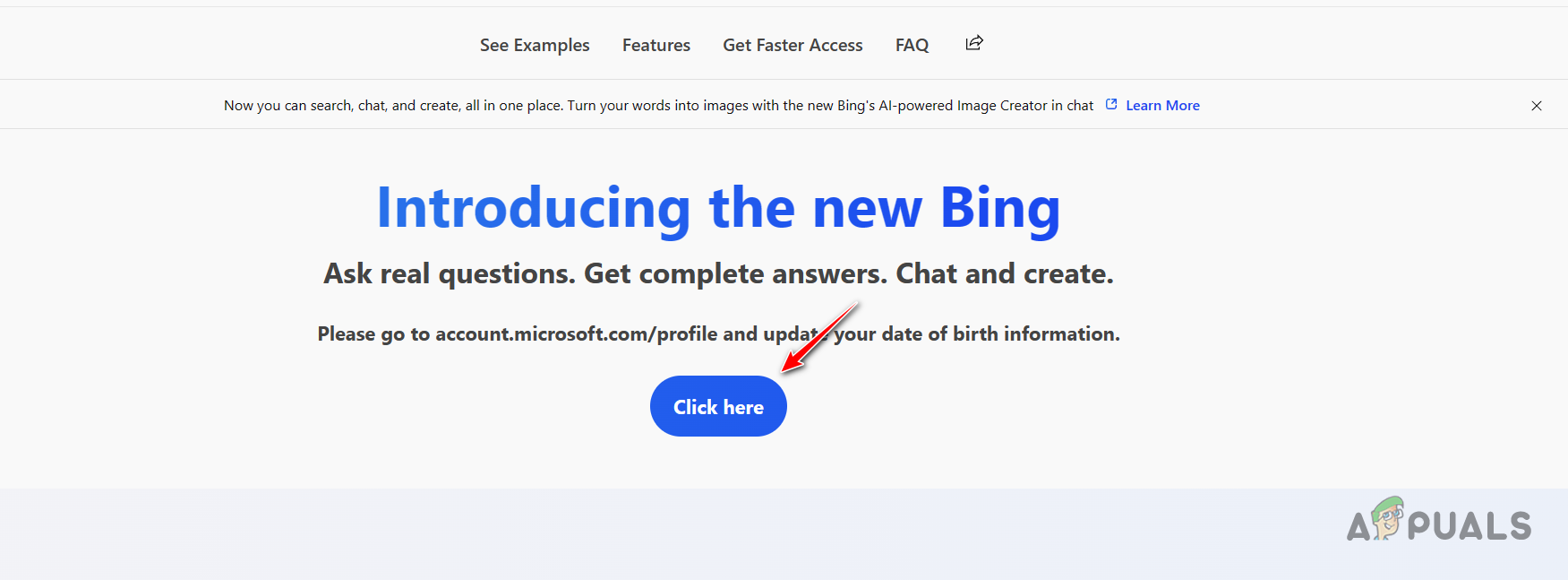 Bing Chat Update Date of Birth and Country
