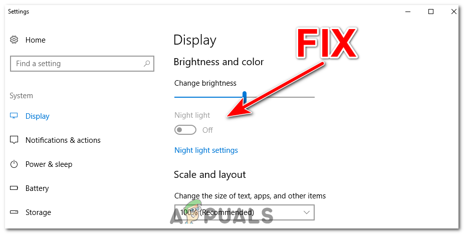 The easiest way to fix Night Light grayed out in Windows 10.