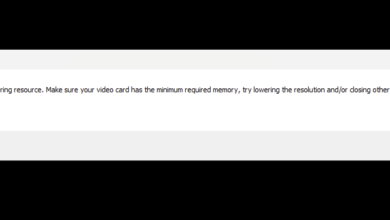 Out of Video Memory Error in Remnant II