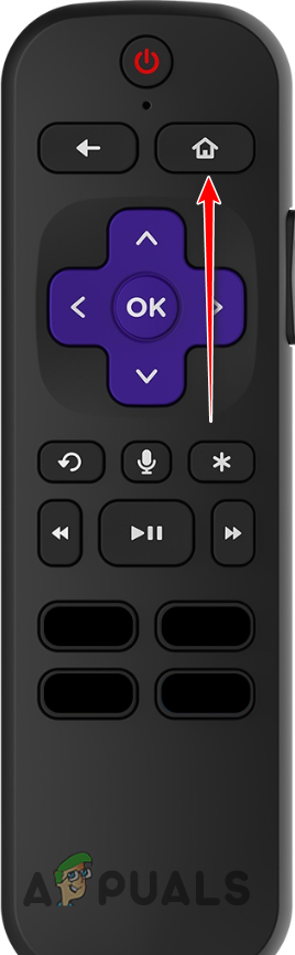 Roku Remote Home Button