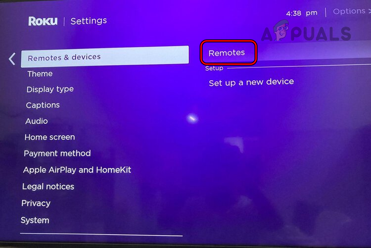 Delete Old Paired Remotes from the Roku Device Settings