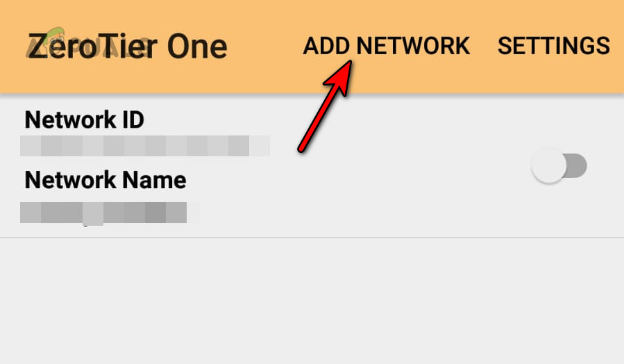 Add the ZeroTier Network to the Android Phone
