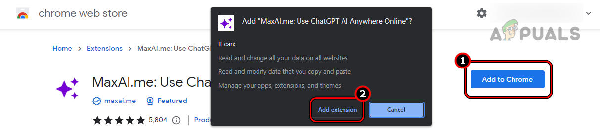 Add MaxAI.me Extension to Chrome