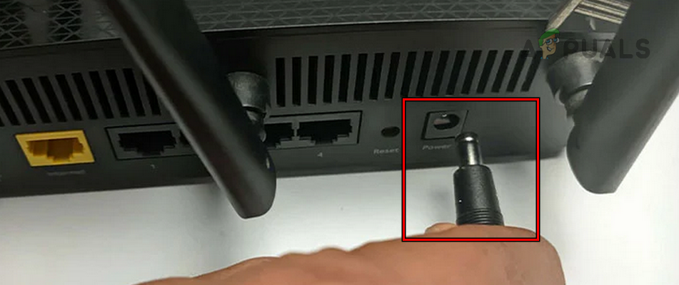 Unplug the Power Cable of the Router