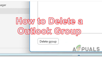 Showing you how to delete a Outlook Group
