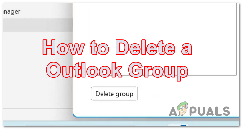 Showing you how to delete a Outlook Group
