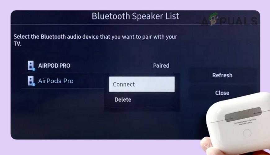 Connect to the AirPods Pro