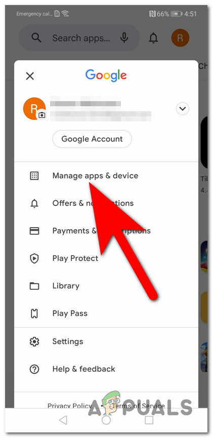 Managing your apps & devices on Play Store