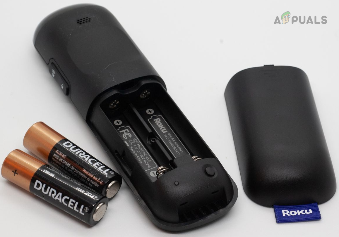 Remove Both Batteries from the Roku Remote