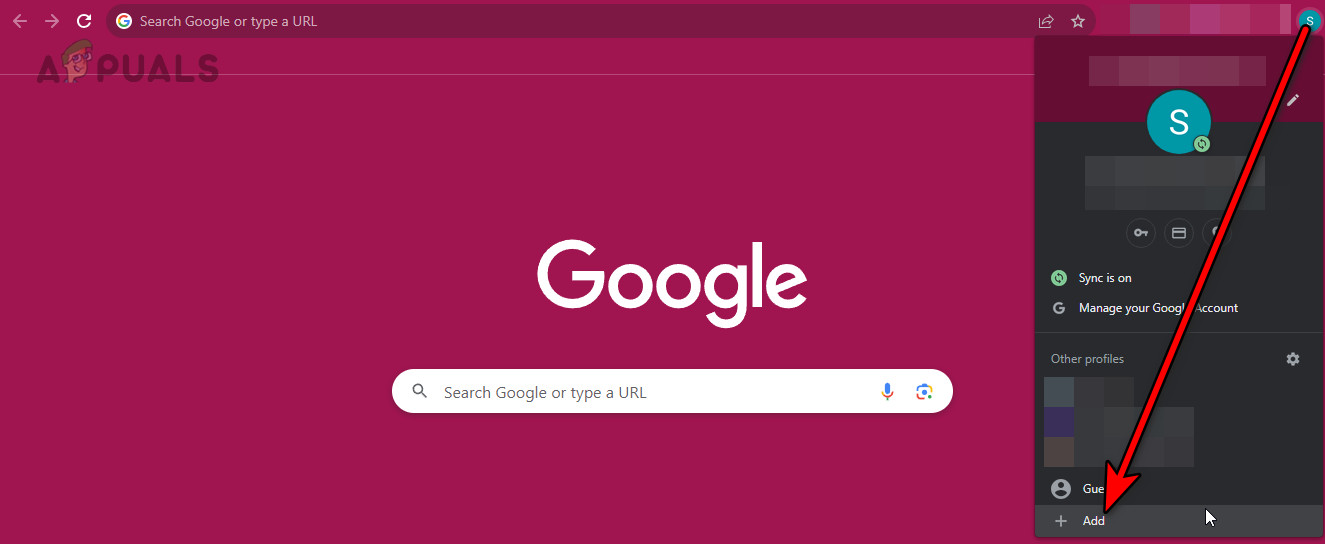 Add a New Profile to the Chrome Browser