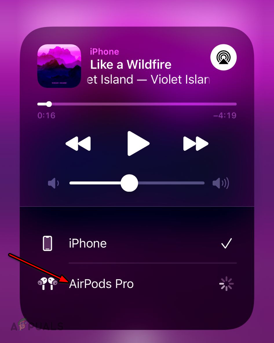 Change the Output Device in the Music App