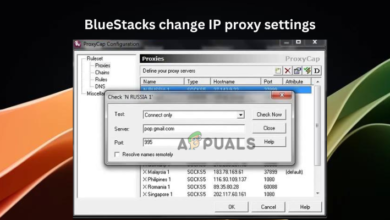 BlueStacks change IP proxy settings