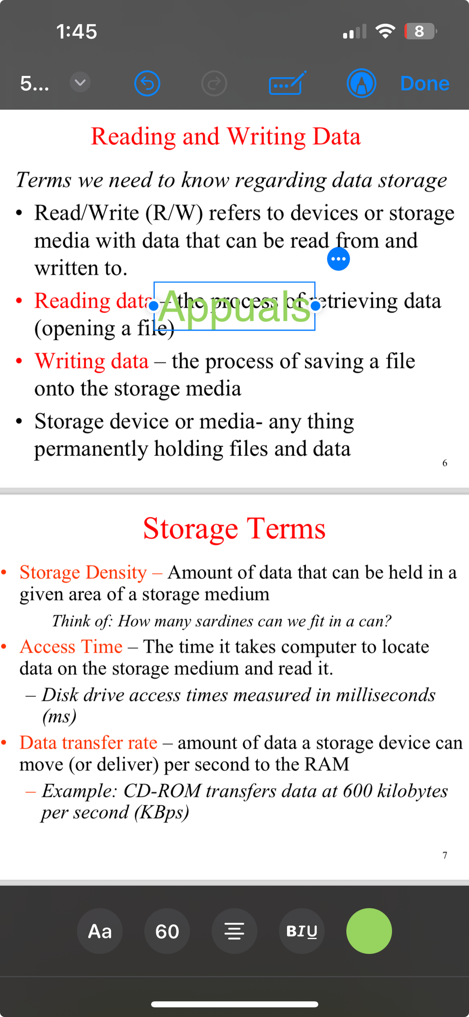 Annotated PDF In Files App