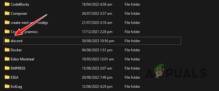 Deleting Discord Folder