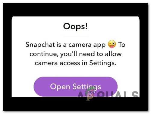 Showing you how to fix the Snapchat can’t access my camera issue