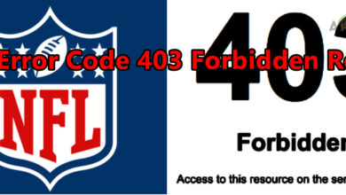 NFL Error Code 403 Forbidden Roku
