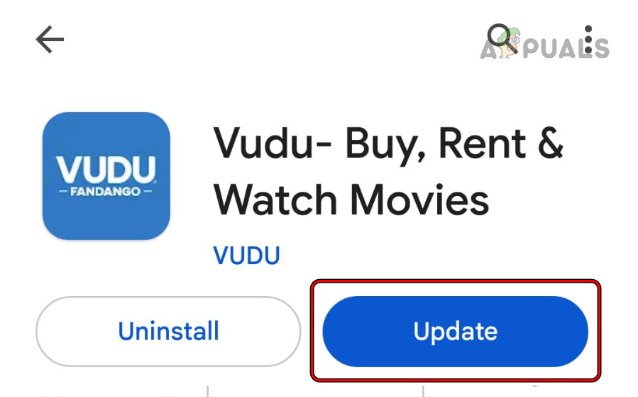 Update the Vudu App