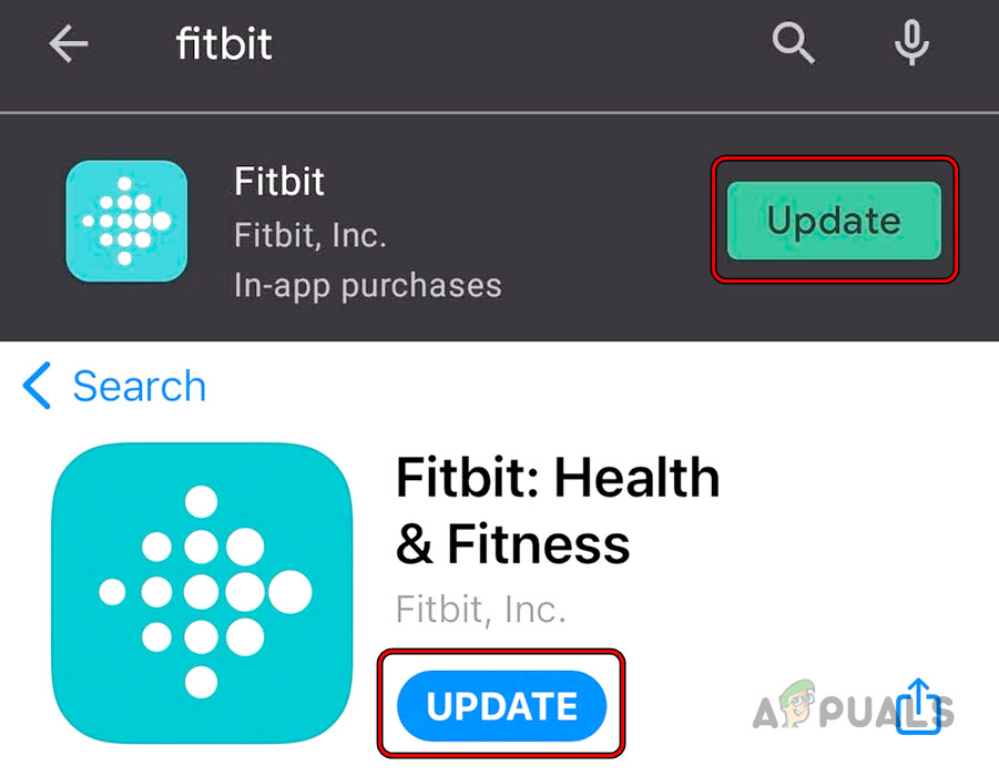 Update the Fitbit App