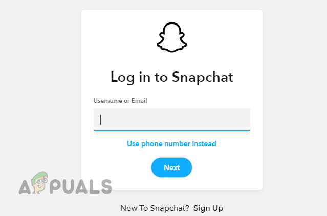 Log into the Snapchat Website Through a Desktop Browser