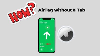 How to connect AirTag without Tab