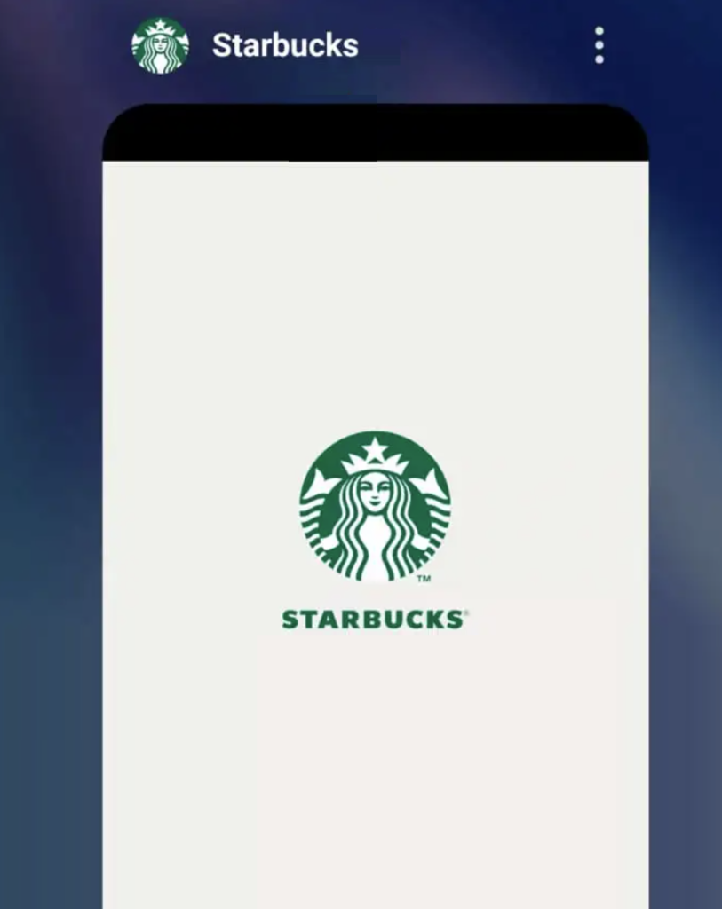 relaunch Starbucks app