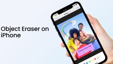 how to use object eraser on iPhone
