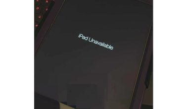 iPad Unavailable Screen