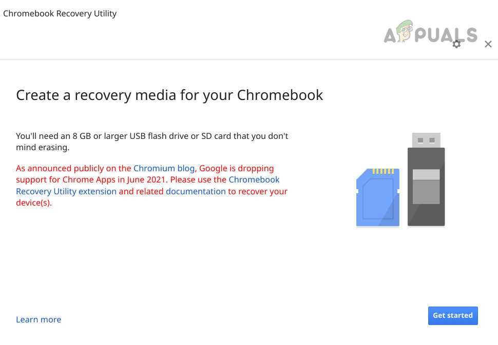 Create a Recovery Media for Chromebook