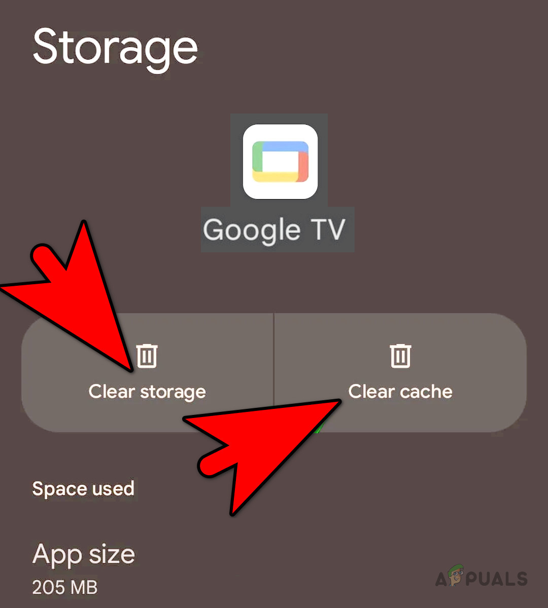 Clear Cache and Data of the Google TV App