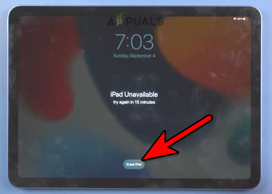 Erase the iPad by Using the On-Screen Option