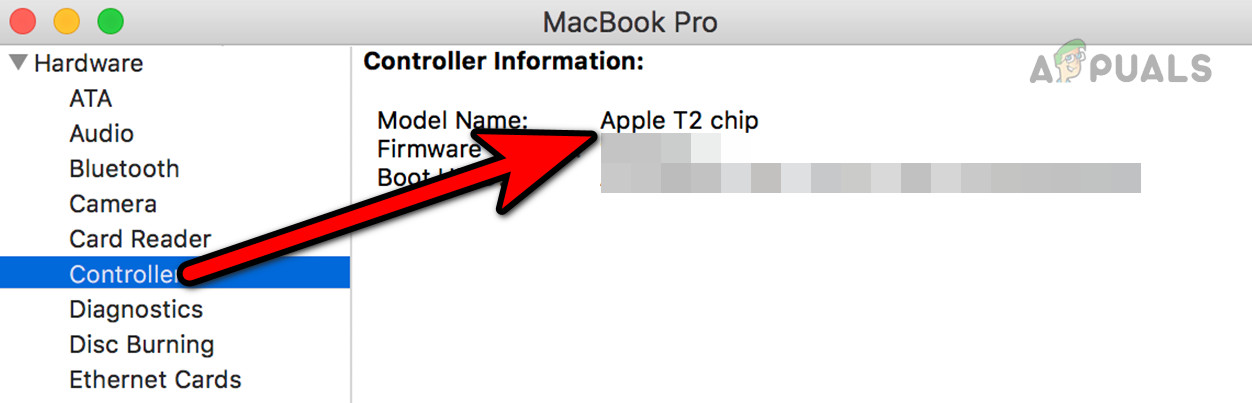 Check if the Mac has a T2 Chip