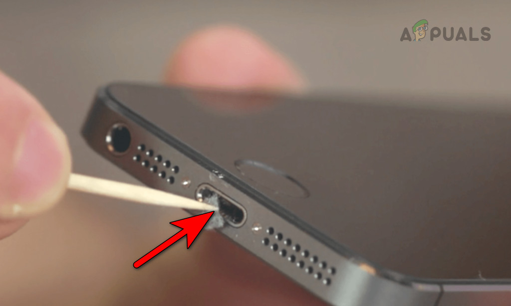 Clean the USB Port of the iPhone