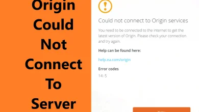 Origin Could Not Connect to Server