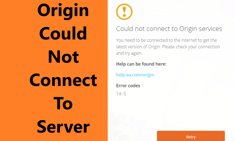 Origin Could Not Connect to Server