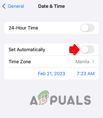 Setting Date and Time Automatically