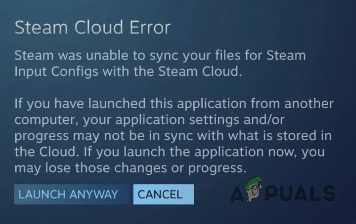 Steam Cloud Error