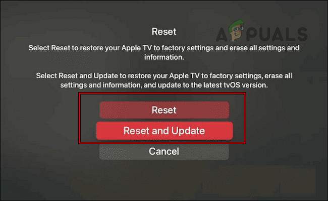 Reset An Apple TV to the Factory Defaults