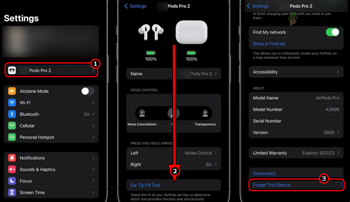Forget AirPods Pro in the iPhone Settings