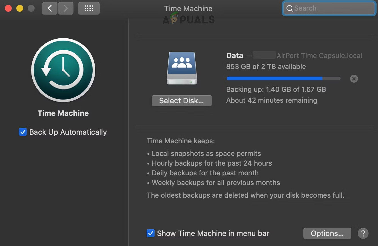 Use the Time Machine on the Mac to Recover Deleted Notes